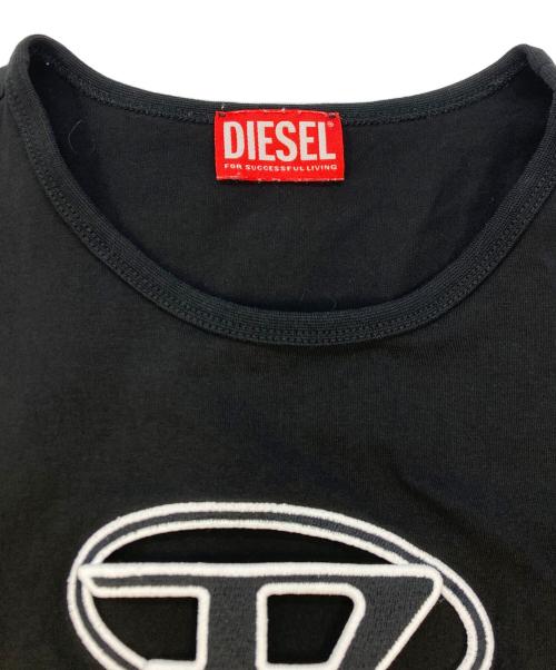 DIESEL（ディーゼル）DIESEL (ディーゼル) 半袖カットソー ブラック サイズ:SIZE Mの古着・服飾アイテム