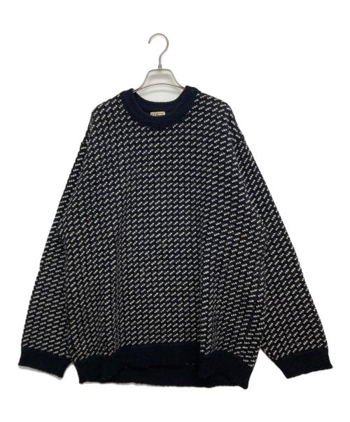 L.L.Bean（エルエルビーン）L.L.Bean (エルエルビーン) バーズアイニット ネイビー サイズ:SIZE XLの古着・服飾アイテム