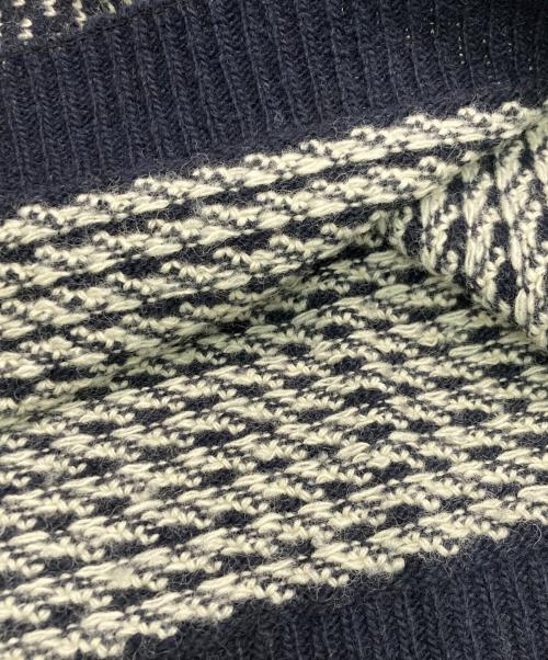 L.L.Bean（エルエルビーン）L.L.Bean (エルエルビーン) バーズアイニット ネイビー サイズ:SIZE XLの古着・服飾アイテム