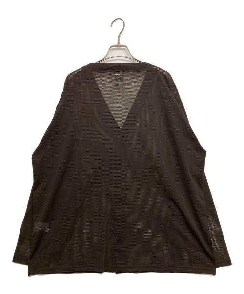 South2 West8（サウスツー ウエストエイト）South2 West8 (サウスツー ウエストエイト) V NECK CARDIGAN/メッシュカーディガン ブラウン サイズ:SIZE Lの古着・服飾アイテム