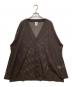 South2 West8（サウスツー ウエストエイト）の古着「V NECK CARDIGAN/メッシュカーディガン」｜ブラウン