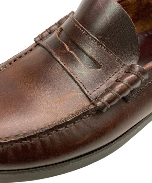 PARABOOT（パラブーツ）PARABOOT (パラブーツ) デッキローファー CORAUX ブラウン サイズ:SIZE 5 1/2の古着・服飾アイテム