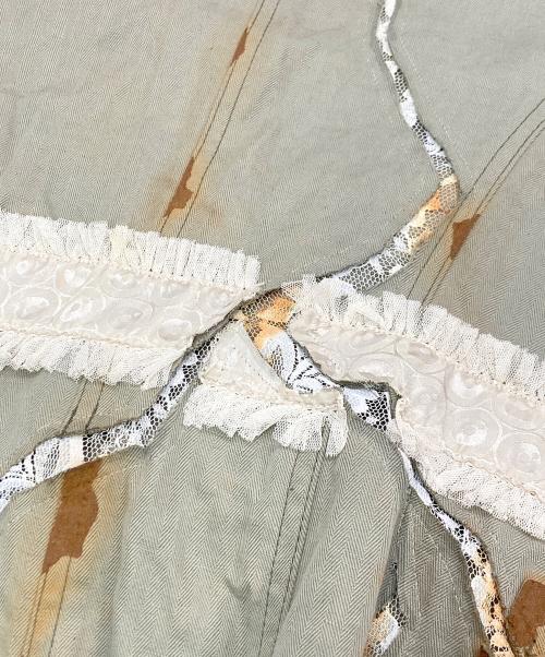 UNDERCOVER（アンダーカバー）UNDERCOVER (アンダーカバー) 目玉 レース デザインジャケット カーキ サイズ:SIZE 1の古着・服飾アイテム