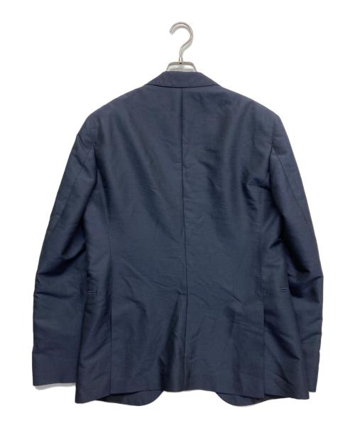 BOSS HUGO BOSS（ボス ヒューゴボス）BOSS HUGO BOSS (ボス ヒューゴボス) シルクウールセットアップスーツ ネイビー サイズ:48の古着・服飾アイテム