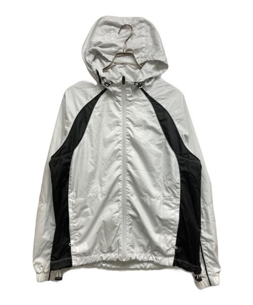 FUTUR ARCHIVE（フューチャーアーカイブビームス）FUTUR ARCHIVE (フューチャーアーカイブビームス) 2TONE SPORT BLOUSON/ナイロンジップパーカー ホワイト×ブラック サイズ:SIZE Sの古着・服飾アイテム