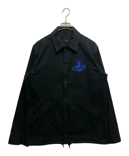 Hysteric Glamour（ヒステリックグラマー）Hysteric Glamour (ヒステリックグラマー) DEATH ワークジャケット ブラック サイズ:SIZE Mの古着・服飾アイテム