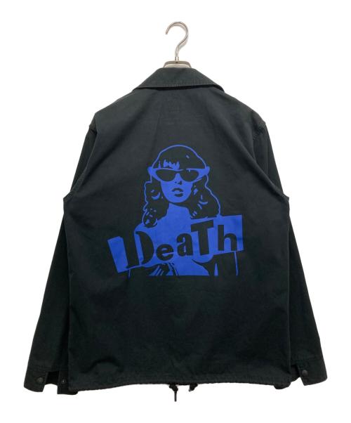 Hysteric Glamour（ヒステリックグラマー）Hysteric Glamour (ヒステリックグラマー) DEATH ワークジャケット ブラック サイズ:SIZE Mの古着・服飾アイテム