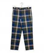 Vivienne Westwood manヴィヴィアン ウェストウッド マン）の古着「チェックスラックス」｜ブルー×グリーン