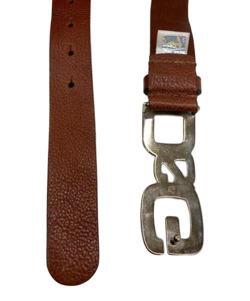 DOLCE & GABBANA（ドルチェ＆ガッバーナ）DOLCE & GABBANA (ドルチェ＆ガッバーナ) レザーベルト ブラウン サイズ:実寸サイズをご参照下さい。の古着・服飾アイテム