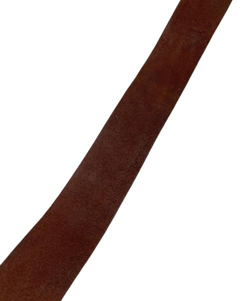 DOLCE & GABBANA（ドルチェ＆ガッバーナ）DOLCE & GABBANA (ドルチェ＆ガッバーナ) レザーベルト ブラウン サイズ:実寸サイズをご参照下さい。の古着・服飾アイテム