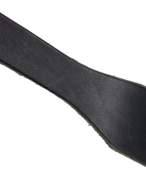 DOLCE & GABBANA（ドルチェ＆ガッバーナ）DOLCE & GABBANA (ドルチェ＆ガッバーナ) エンジェルバロックバックル レザーベルト ブラック サイズ:実寸サイズをご参照下さい。の古着・服飾アイテム