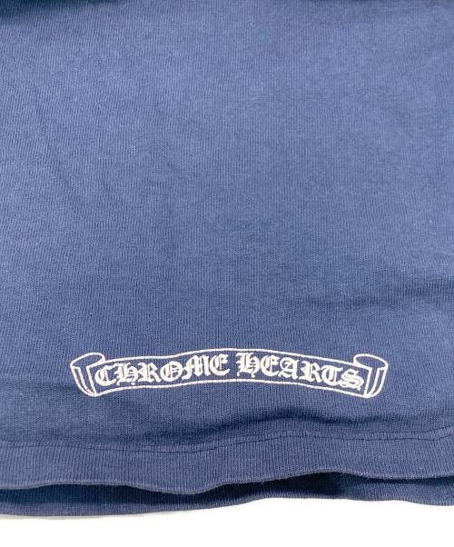 CHROME HEARTS（クロムハーツ）CHROME HEARTS (クロムハーツ) MATTY BOY (マッティーボーイ) コラボ 長袖カットソー ブルー サイズ:SIZE　Mの古着・服飾アイテム