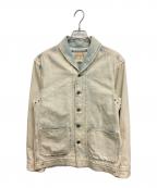 RRLダブルアールエル）の古着「PERKINS SHWL-LONG SLEEVE-SPORT SHIRT」｜インディゴ