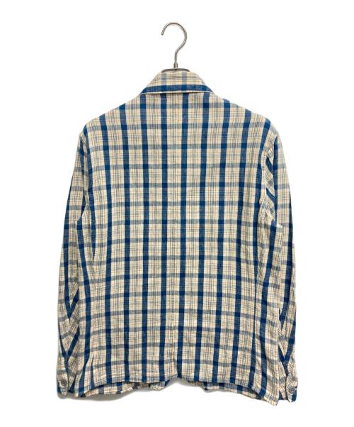 RRL（ダブルアールエル）RRL (ダブルアールエル) ENGINEER COAT ブルー×ホワイト サイズ:SIZE Sの古着・服飾アイテム