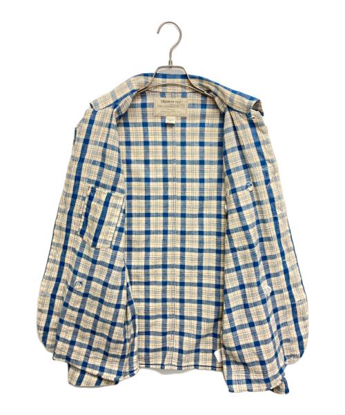 RRL（ダブルアールエル）RRL (ダブルアールエル) ENGINEER COAT ブルー×ホワイト サイズ:SIZE Sの古着・服飾アイテム