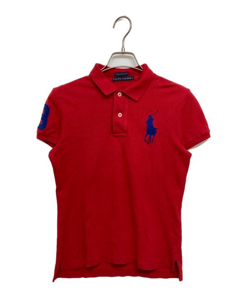 RALPH LAUREN（ラルフローレン）RALPH LAUREN (ラルフローレン) ポロシャツ レッド サイズ:SIZE Lの古着・服飾アイテム