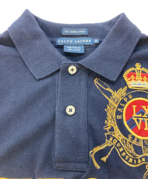RALPH LAUREN（ラルフローレン）RALPH LAUREN (ラルフローレン) ポロシャツ ネイビー サイズ:SIZE Mの古着・服飾アイテム