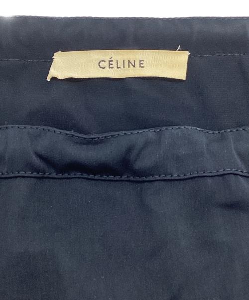 CELINE（セリーヌ）CELINE (セリーヌ) リボンウエストゴムワンピース ネイビー サイズ:SIZE 38の古着・服飾アイテム