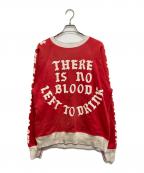 SAINT MICHAELセントマイケル）の古着「RGLN SWT SH」｜レッド