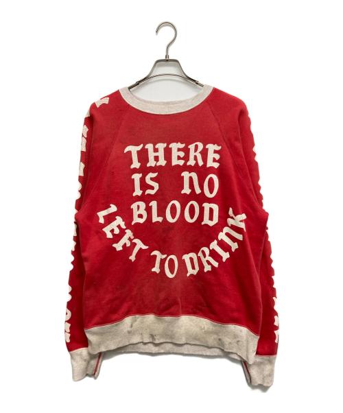 SAINT MICHAEL（セントマイケル）SAINT MICHAEL (セントマイケル) RGLN SWT SH レッド サイズ:SIZE Lの古着・服飾アイテム