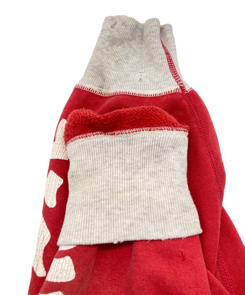 SAINT MICHAEL（セントマイケル）SAINT MICHAEL (セントマイケル) RGLN SWT SH レッド サイズ:SIZE Lの古着・服飾アイテム