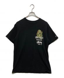stussy×MAGIC STICK（ステューシー×マジックスティック）の古着「ドラゴン プリントTシャツ」｜ブラック