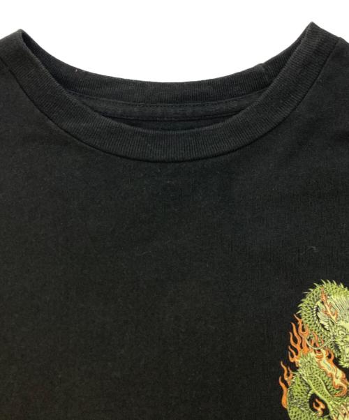 stussy（ステューシー）stussy (ステューシー) MAGIC STICK (マジックスティック) ドラゴン プリントTシャツ ブラック サイズ:SIZE Lの古着・服飾アイテム