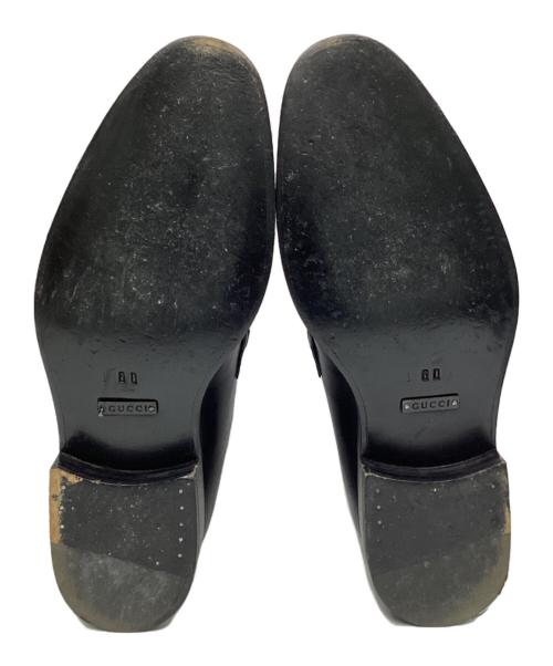 GUCCI（グッチ）GUCCI (グッチ) ホースビットローファー ブラック サイズ:SIZE 6Dの古着・服飾アイテム