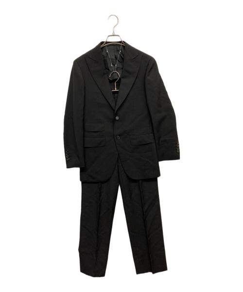 Brilla per il gusto（ブリッラ ペル イルグースト）Brilla per il gusto (ブリッラ ペル イルグースト) ピークドラペルブラックスーツ ブラック サイズ:42の古着・服飾アイテム