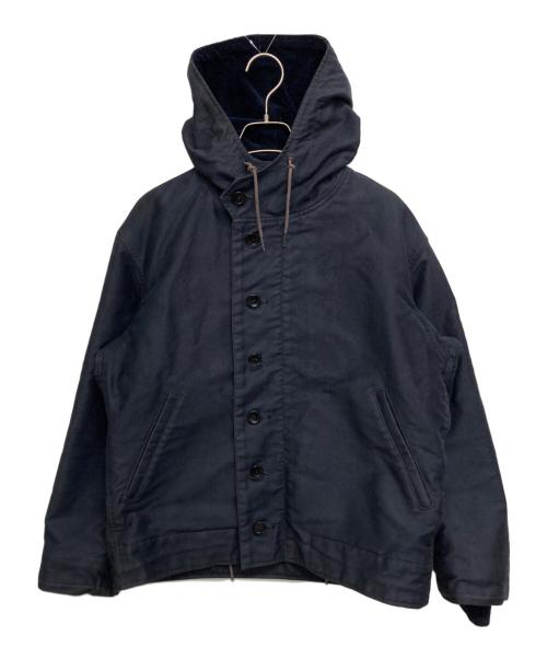 fennica（フェニカ）fennica (フェニカ) Buzz Rickson's (バズリクソンズ) フーデットデッキジャケット ネイビー サイズ:SIZE 36の古着・服飾アイテム
