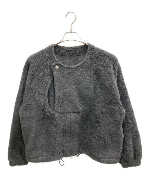 Omar Afridi（オマールアフリディ）Omar Afridi (オマールアフリディ) Rajasthane Parka Wool Fleece グレー サイズ:SIZE 46の古着・服飾アイテム