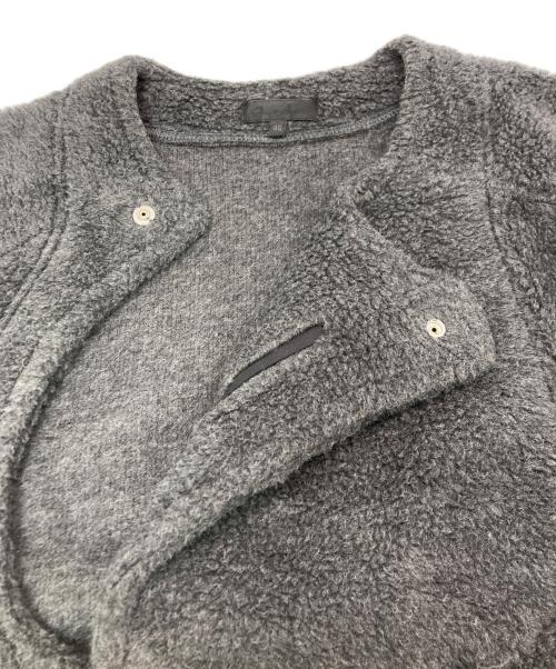 Omar Afridi（オマールアフリディ）Omar Afridi (オマールアフリディ) Rajasthane Parka Wool Fleece グレー サイズ:SIZE 46の古着・服飾アイテム