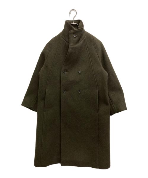 Call（コール）CALL (コール) SEMI RAGLAN SLEEVE DOUBLE COAT カーキ サイズ:SIZE　0の古着・服飾アイテム