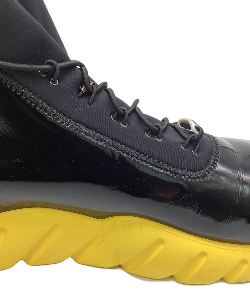 FENDI（フェンディ）FENDI (フェンディ) シェードエフェクトFFプリントスニーカー イエロー×ブラック サイズ:SIZE 8の古着・服飾アイテム