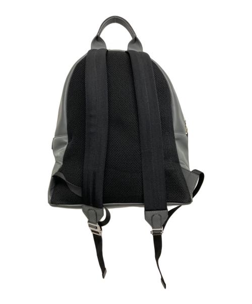 FENDI（フェンディ）FENDI (フェンディ) セレリアモンスターレザーリュック ブラック×グレーの古着・服飾アイテム