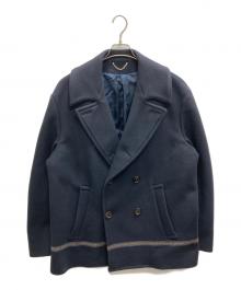 LOUIS VUITTON（ルイ ヴィトン）の古着「ウールPコート」｜ネイビー
