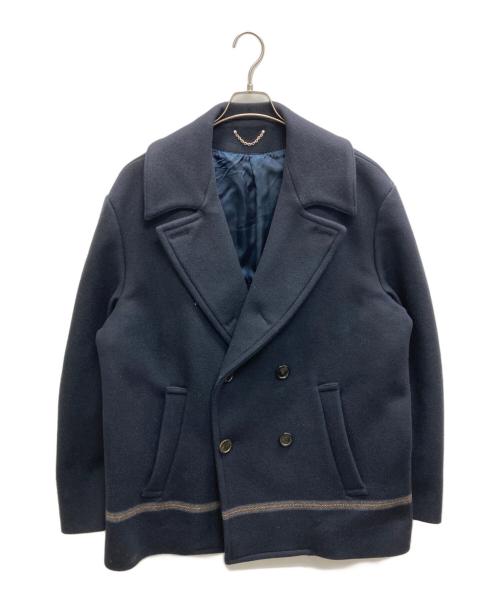LOUIS VUITTON（ルイ ヴィトン）LOUIS VUITTON (ルイ ヴィトン) ウールPコート ネイビー サイズ:SIZE 56の古着・服飾アイテム