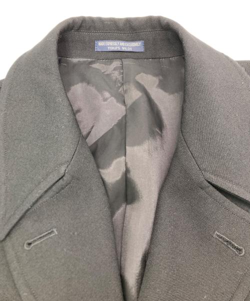 REGULATION Yohji Yamamoto（レギュレーションヨウジヤマモト）REGULATION Yohji Yamamoto (レギュレーションヨウジヤマモト) Re ARMY GABARDINE O-8BWRe GABARDINE COAT ブラック サイズ:SIZE　4の古着・服飾アイテム