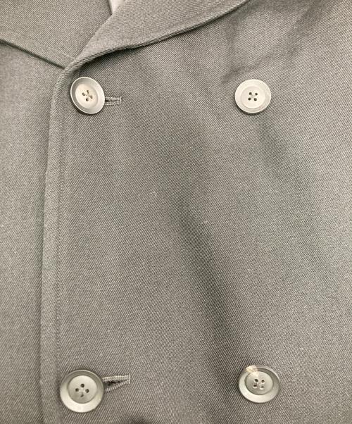 REGULATION Yohji Yamamoto（レギュレーションヨウジヤマモト）REGULATION Yohji Yamamoto (レギュレーションヨウジヤマモト) Re ARMY GABARDINE O-8BWRe GABARDINE COAT ブラック サイズ:SIZE　4の古着・服飾アイテム