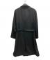 REGULATION Yohji Yamamoto (レギュレーションヨウジヤマモト) Re ARMY GABARDINE O-8BWRe GABARDINE COAT ブラック サイズ:SIZE　4：75000円