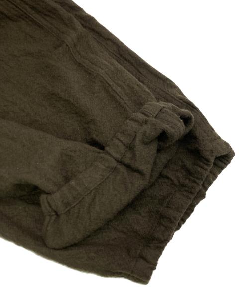 Yohji Yamamoto pour homme（ヨウジヤマモト プールオム）Yohji Yamamoto pour homme (ヨウジヤマモト プールオム) ウール 縮絨 ワイドパンツ ブラウン サイズ:SIZE 1の古着・服飾アイテム