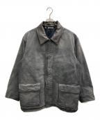 AURALEEオーラリー）の古着「PRODUCT DYED ORGANIC COTTON DUCK BLOUSON(プロダクト ダイド オーガニック コットン ダック ブルゾン)」｜ブラック
