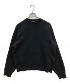 COMOLIコモリ）の古着「ラムズウール クルーネック」｜ブラック