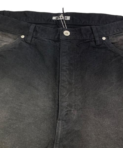 AURALEE（オーラリー）AURALEE (オーラリー) DUCK PAINTER PANTS ブラック サイズ:SIZE　5 未使用品の古着・服飾アイテム