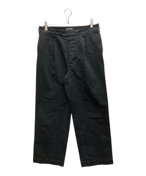 AURALEE（オーラリー）AURALEE (オーラリー) PRODUCT DYED FINX CHINO ブラック サイズ:SIZE　4の古着・服飾アイテム