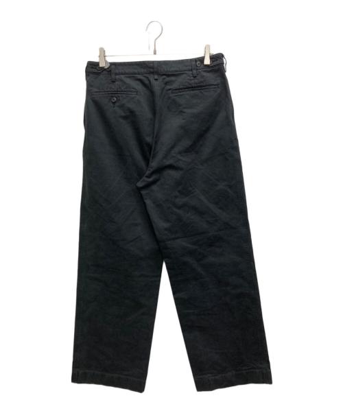 AURALEE（オーラリー）AURALEE (オーラリー) PRODUCT DYED FINX CHINO ブラック サイズ:SIZE　4の古着・服飾アイテム