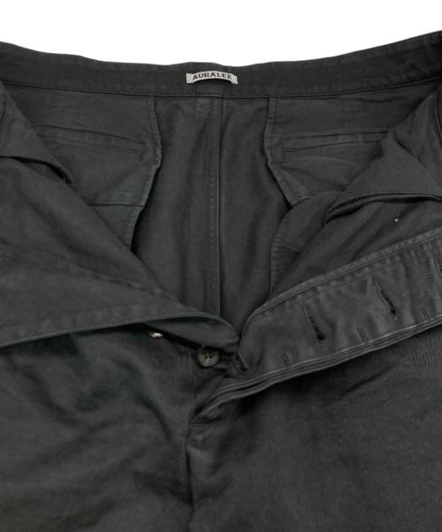 AURALEE（オーラリー）AURALEE (オーラリー) PRODUCT DYED FINX CHINO ブラック サイズ:SIZE　4の古着・服飾アイテム