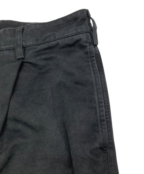 AURALEE（オーラリー）AURALEE (オーラリー) PRODUCT DYED FINX CHINO ブラック サイズ:SIZE　4の古着・服飾アイテム