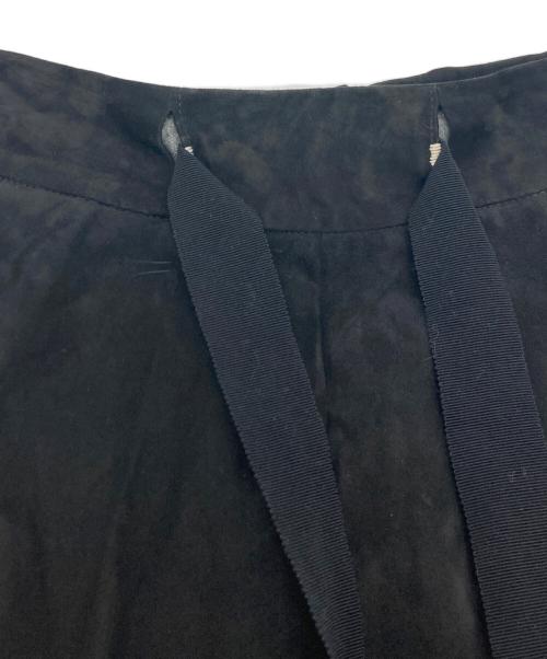 THIMISTER（ティミュスター）THIMISTER (ティミュスター) カンガルースエードサルエルパンツ ブラック サイズ:Sの古着・服飾アイテム