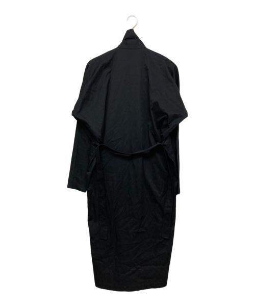 LEMAIRE（ルメール）LEMAIRE (ルメール) コットン スタンドカラーシャツドレス ブラック サイズ:SIZE 36の古着・服飾アイテム